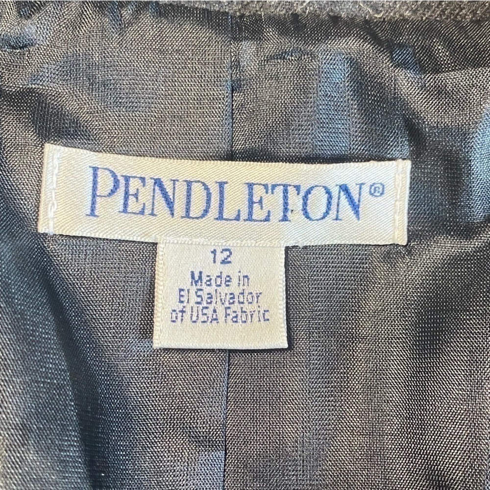 PENDLETON Virgin Wool Blazer Jacket, Career, Prof… - image 7